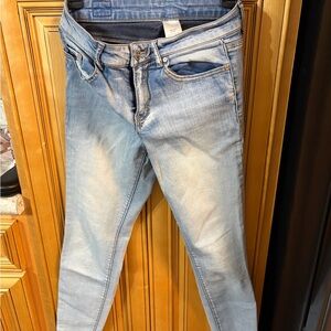 Women's Light Blue Skinny Jeans - 8